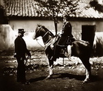 Омар Паша и Полковник Симмонс, комиссар королевы в штаб-квартире османской армии